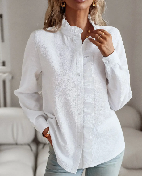 Lace Pleated Shirt Long Ultra Light Options