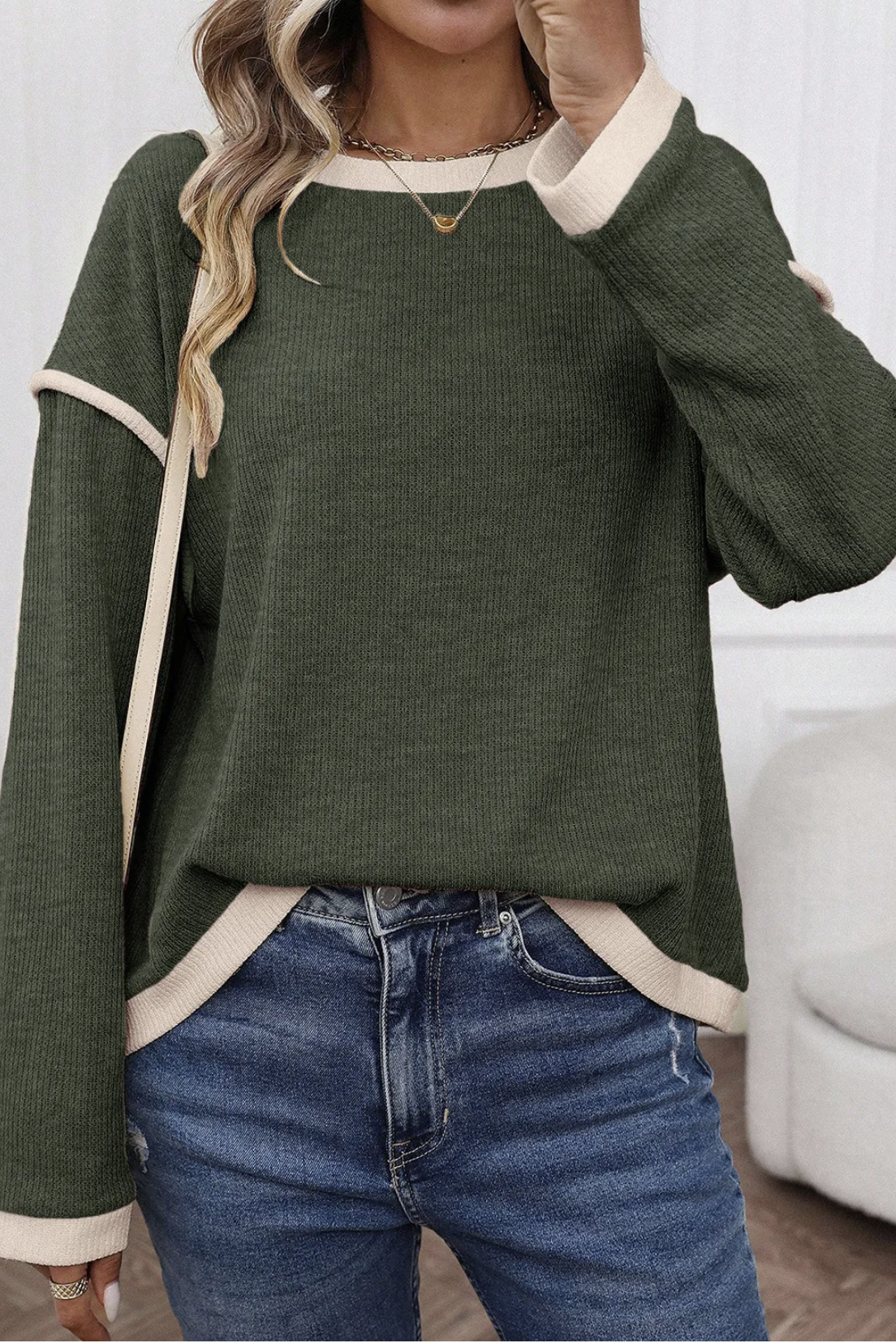 Four Leaf Clover Knit Top