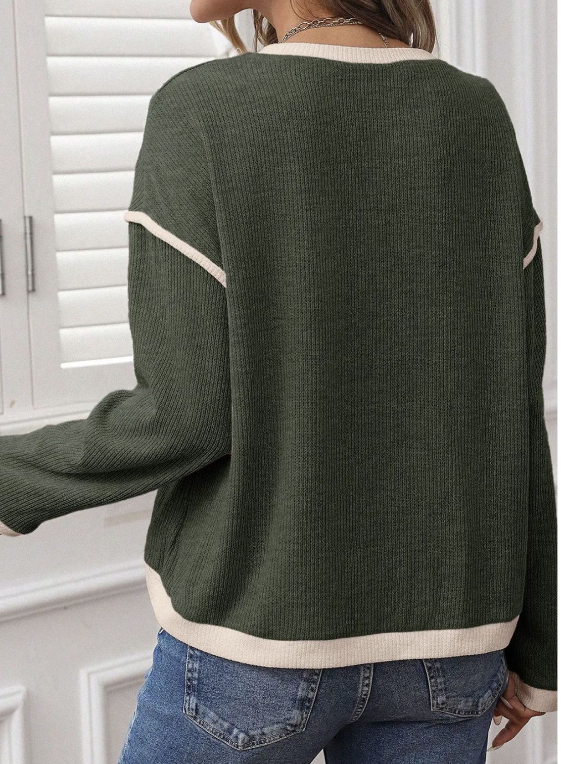 Four Leaf Clover Knit Top