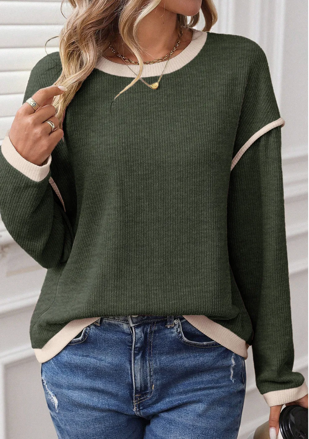 Four Leaf Clover Knit Top