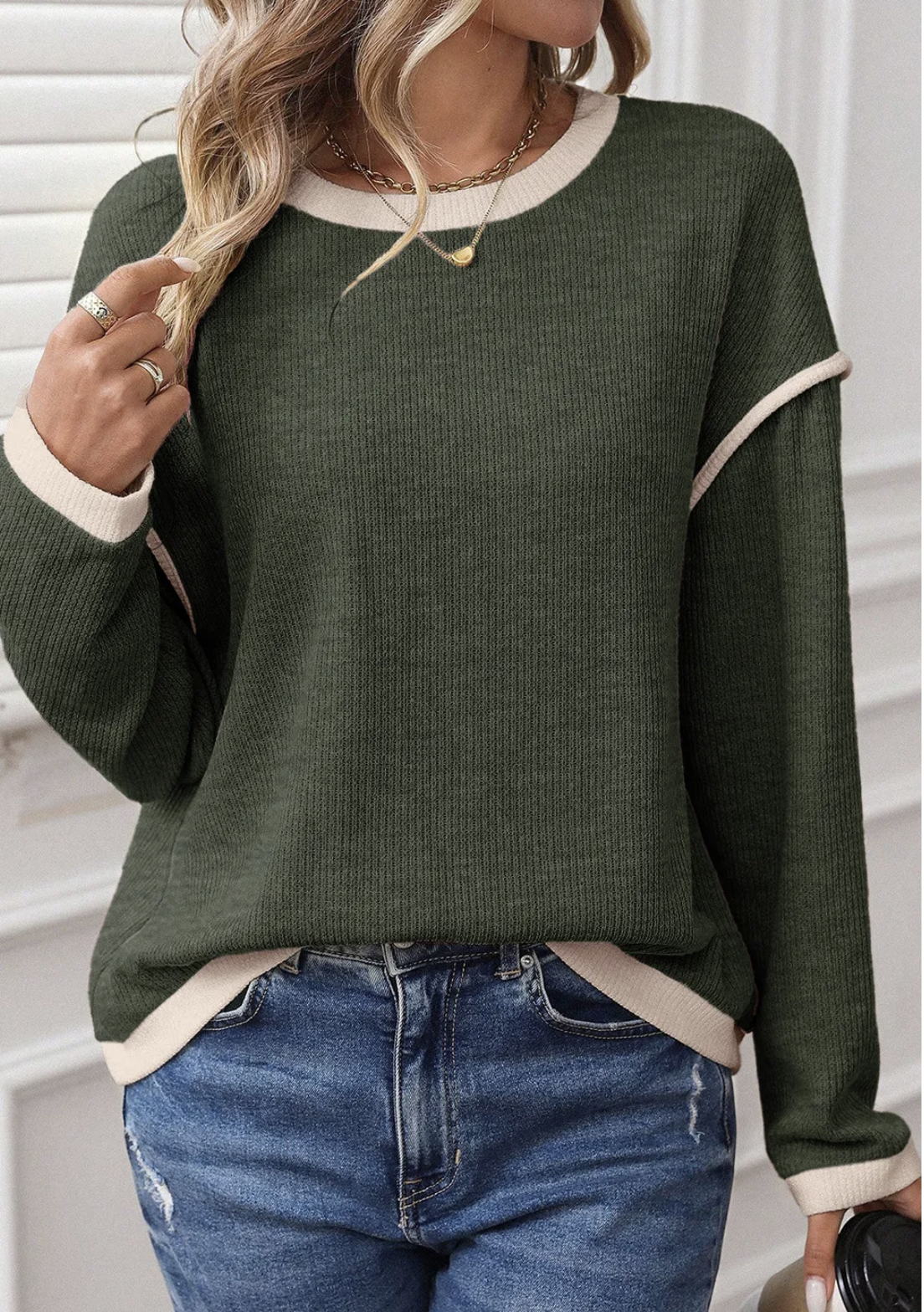 Four Leaf Clover Knit Top