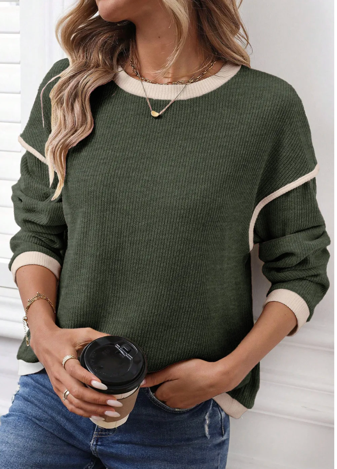 Four Leaf Clover Knit Top