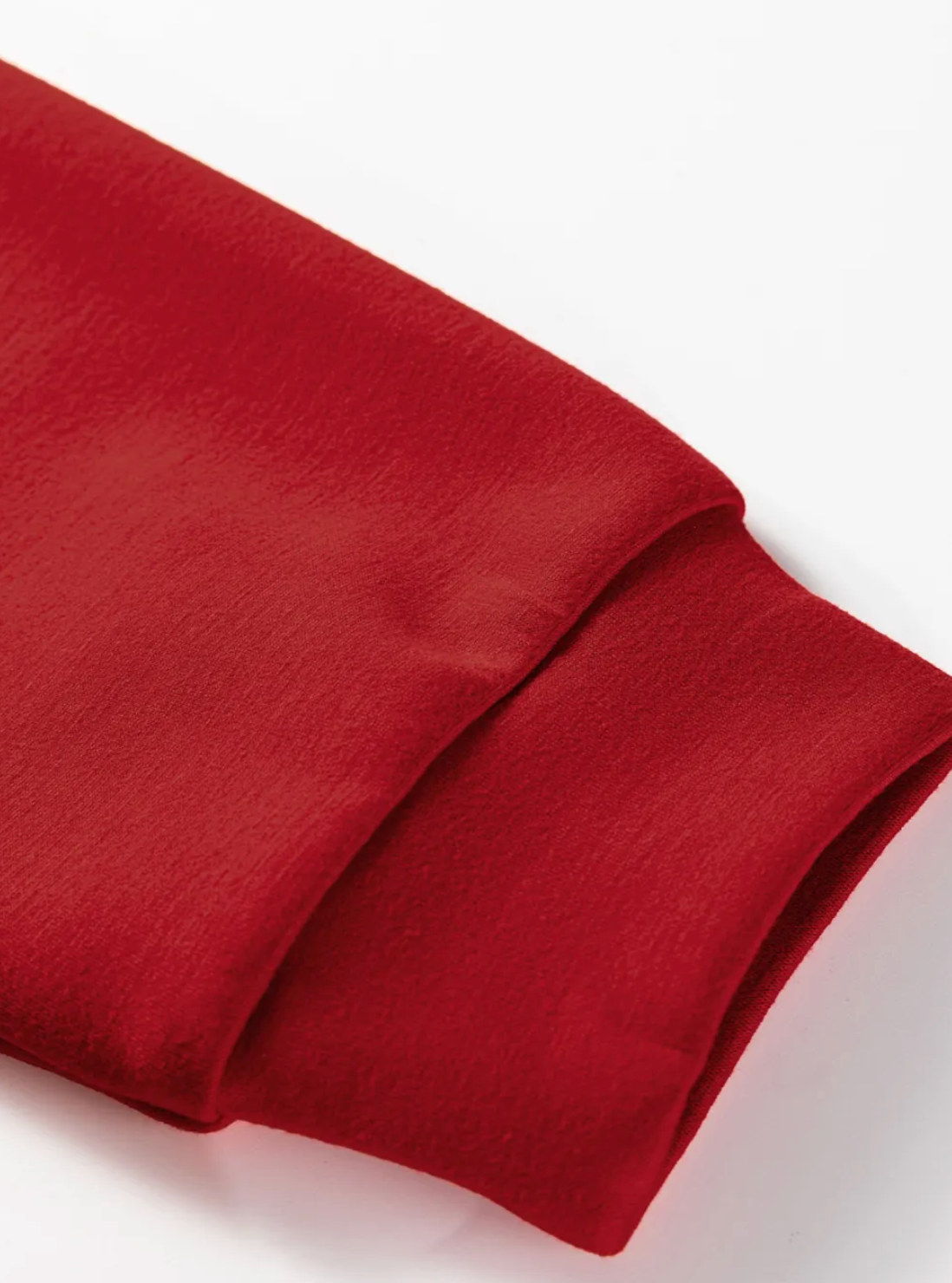 Racing Red Pullover Drawstring Mini Skirt 2pcs Set