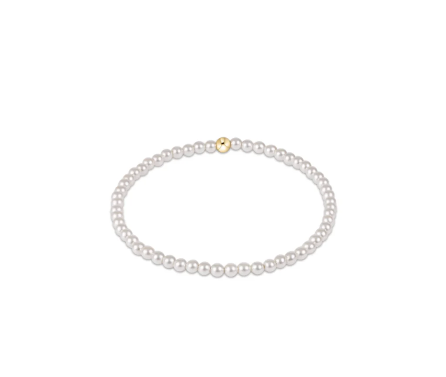 Classic Pearl 3mm Bead Bracelet