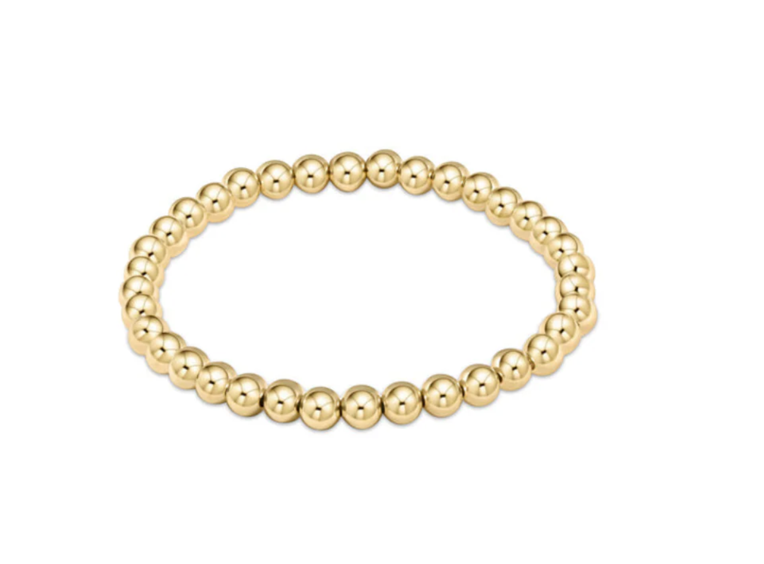 Classic Gold 5mm Bead Bracelet