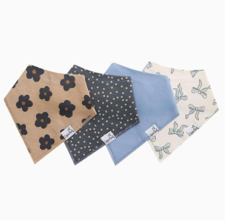 Baby Bandana Bibs - Gemma in Tan