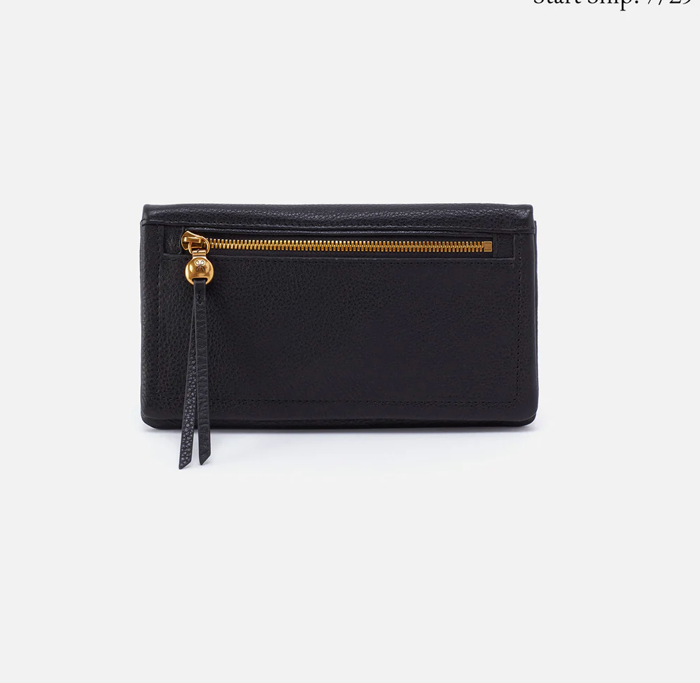 Black Lumen Continental Wallet