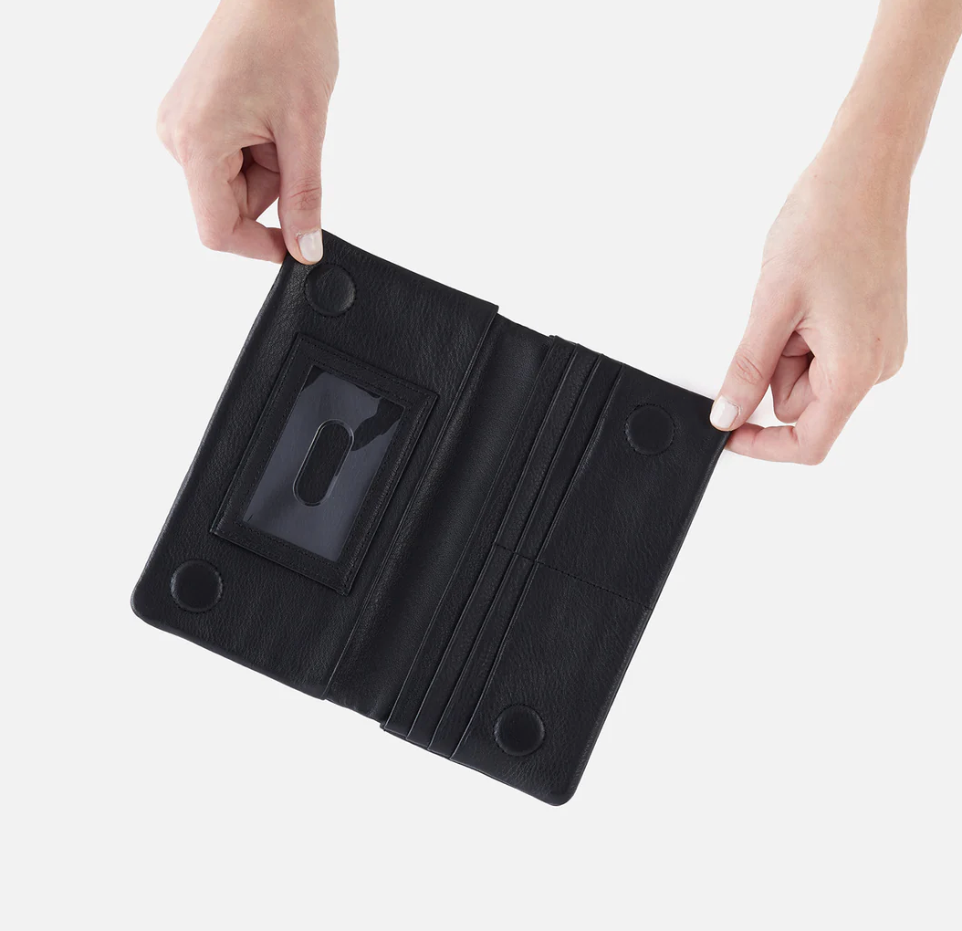 Black Lumen Continental Wallet