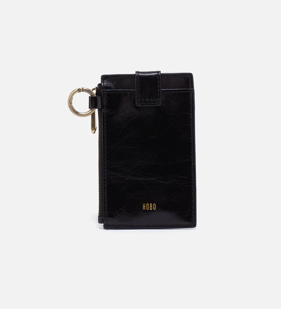 Black Ring Credit Card Wristlet