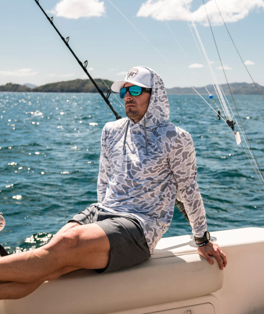 Performance Hoodie - White Camo