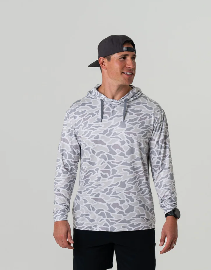 Performance Hoodie - White Camo