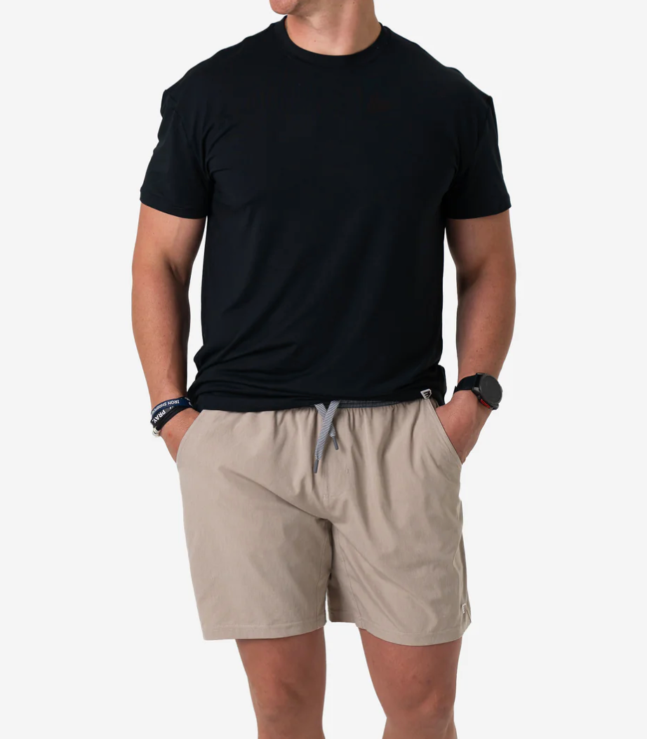Athletic Short - Heather Khaki - Venado Camo Liner