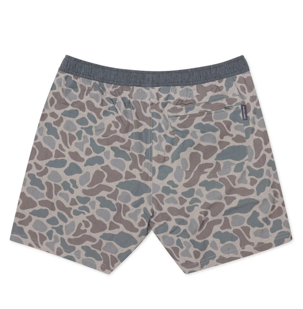 Athletic Short - Classic Deer Camo - Grey Liner