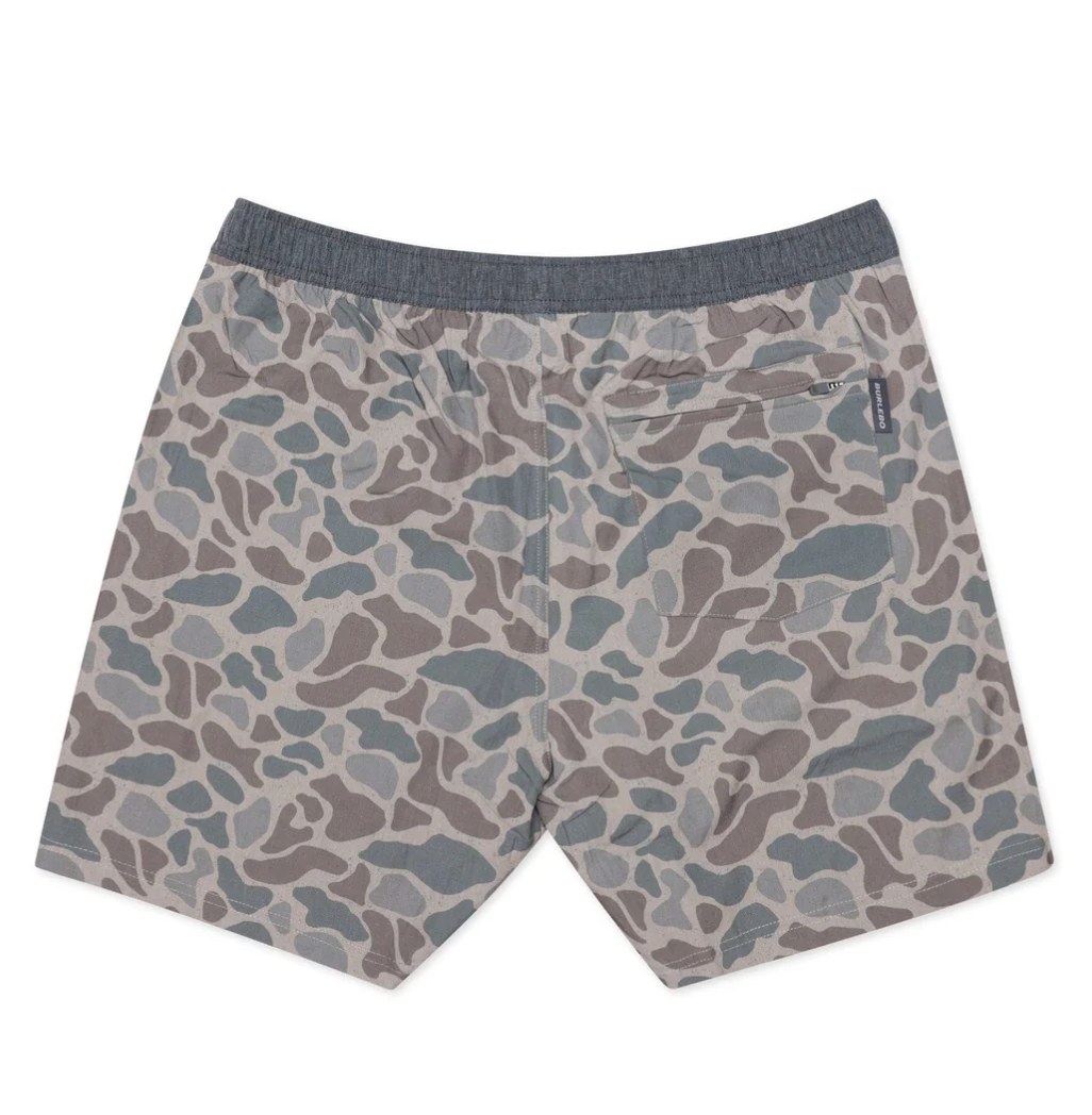 Athletic Short - Classic Deer Camo - Grey Liner