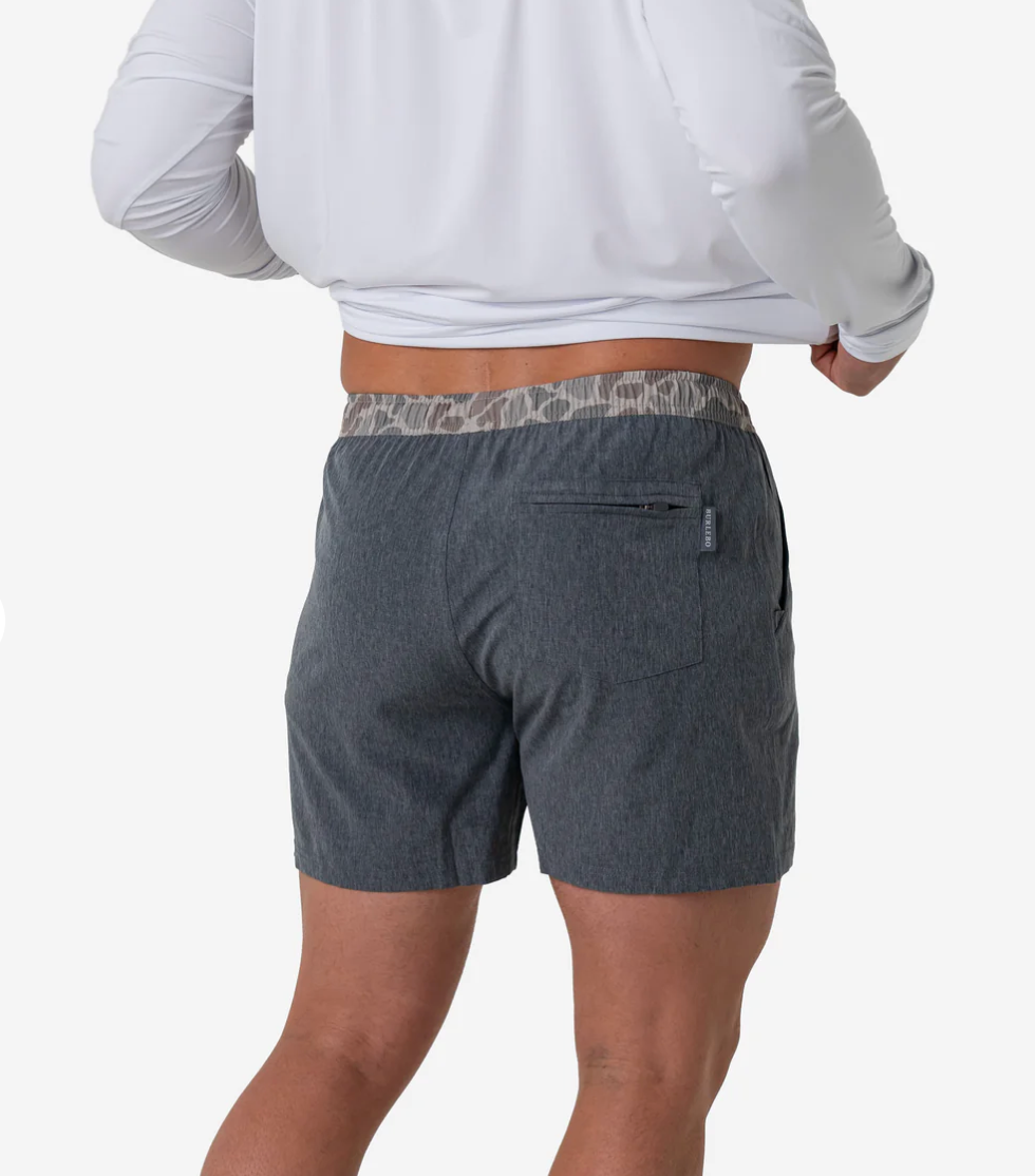 Athletic Short - Grizzly Grey - Classic Deer Camo Liner