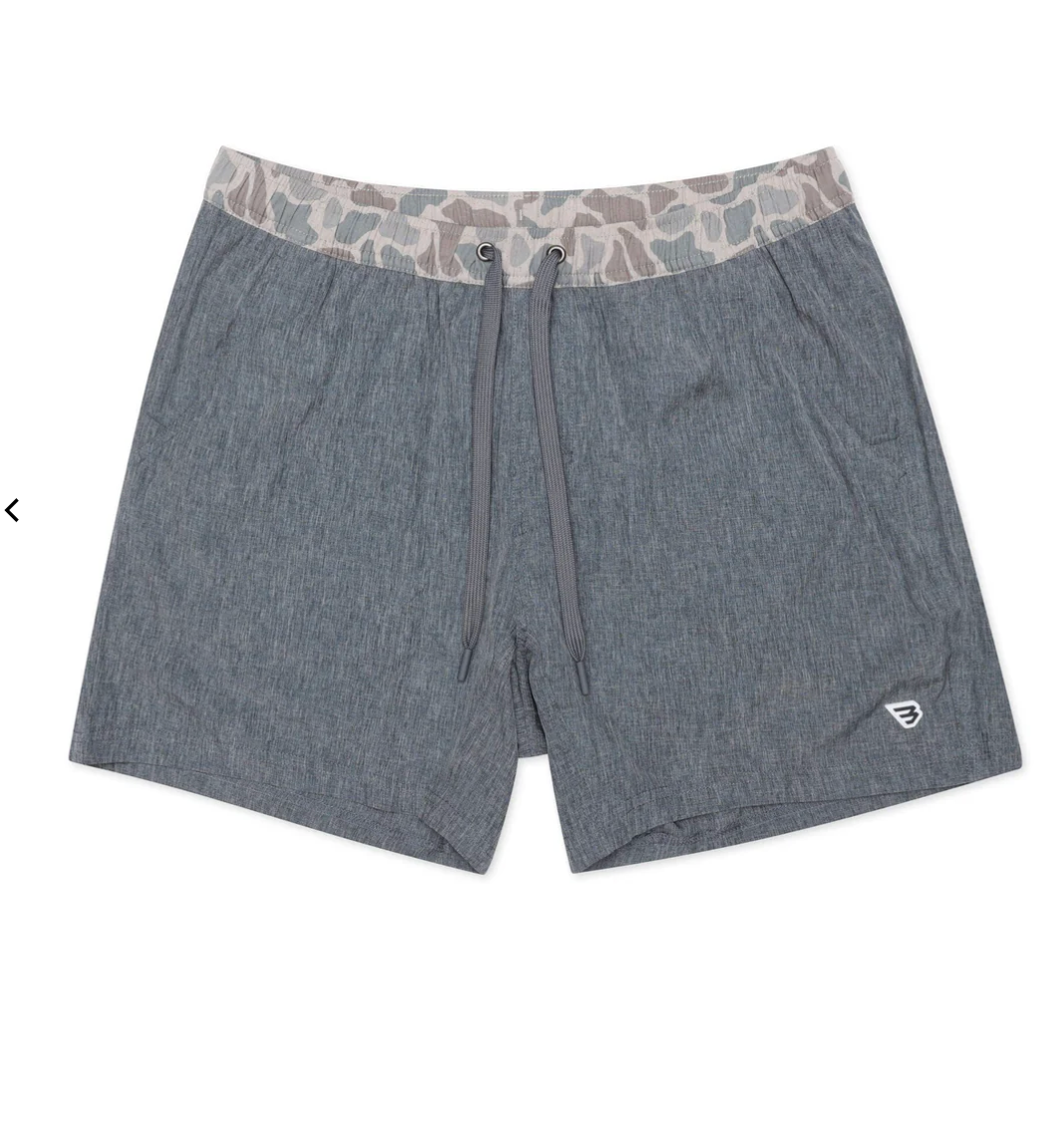 Athletic Short - Grizzly Grey - Classic Deer Camo Liner