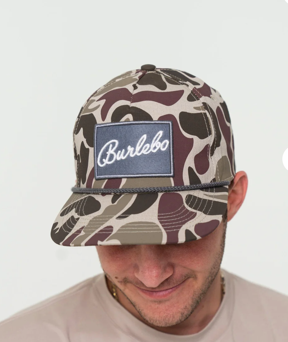 Cap - BURLEBO Grey Patch - Camo