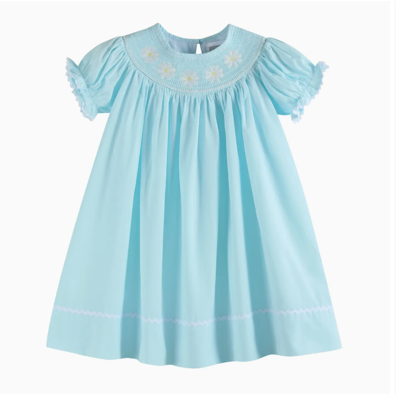 Daisy Smocked Bishop Dress