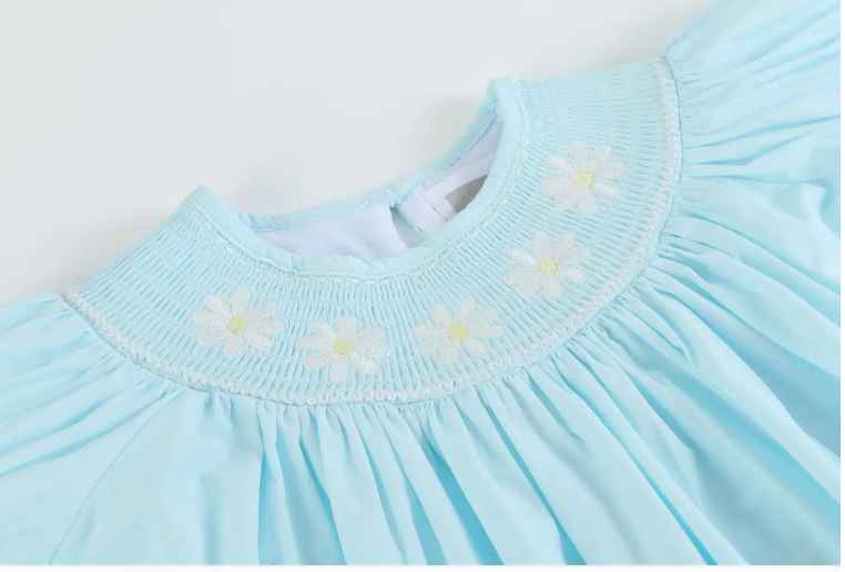 Daisy Smocked Bishop Dress