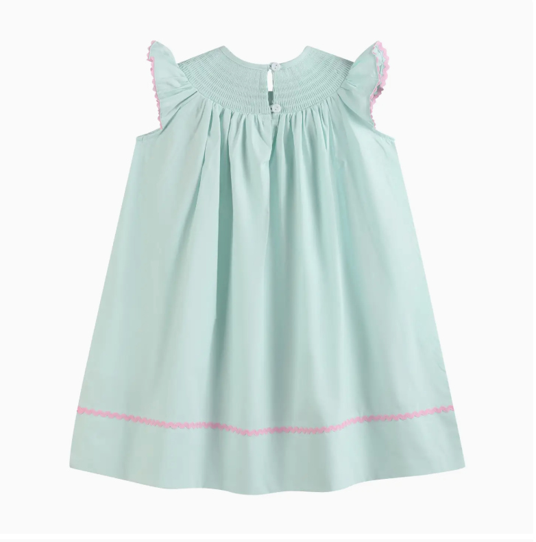 Bunny Smocked Bishop Dress