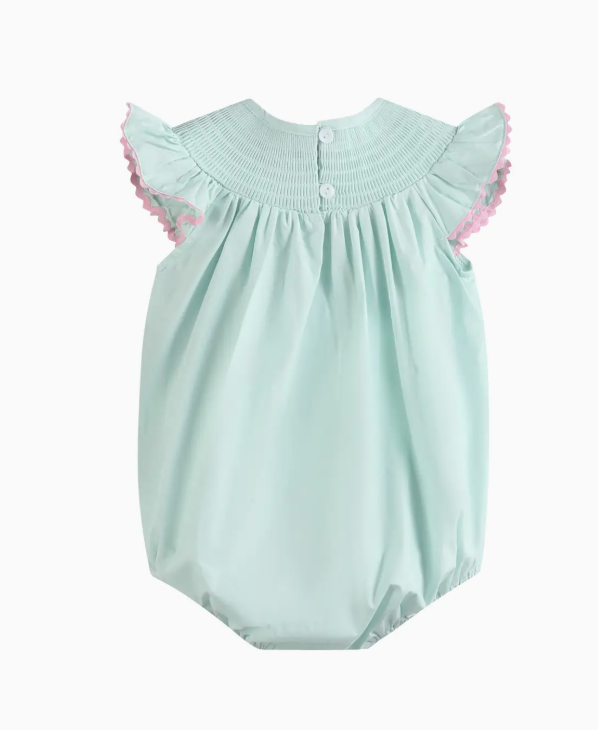Bunny Smocked Bubble Romper