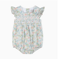 Floral Print Smocked Romper