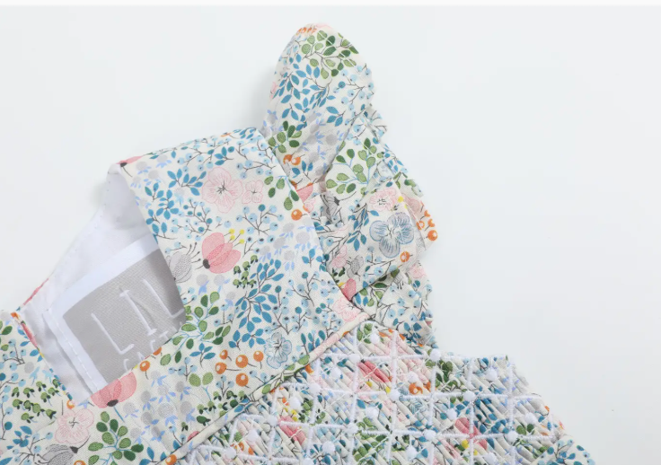 Floral Print Smocked Romper