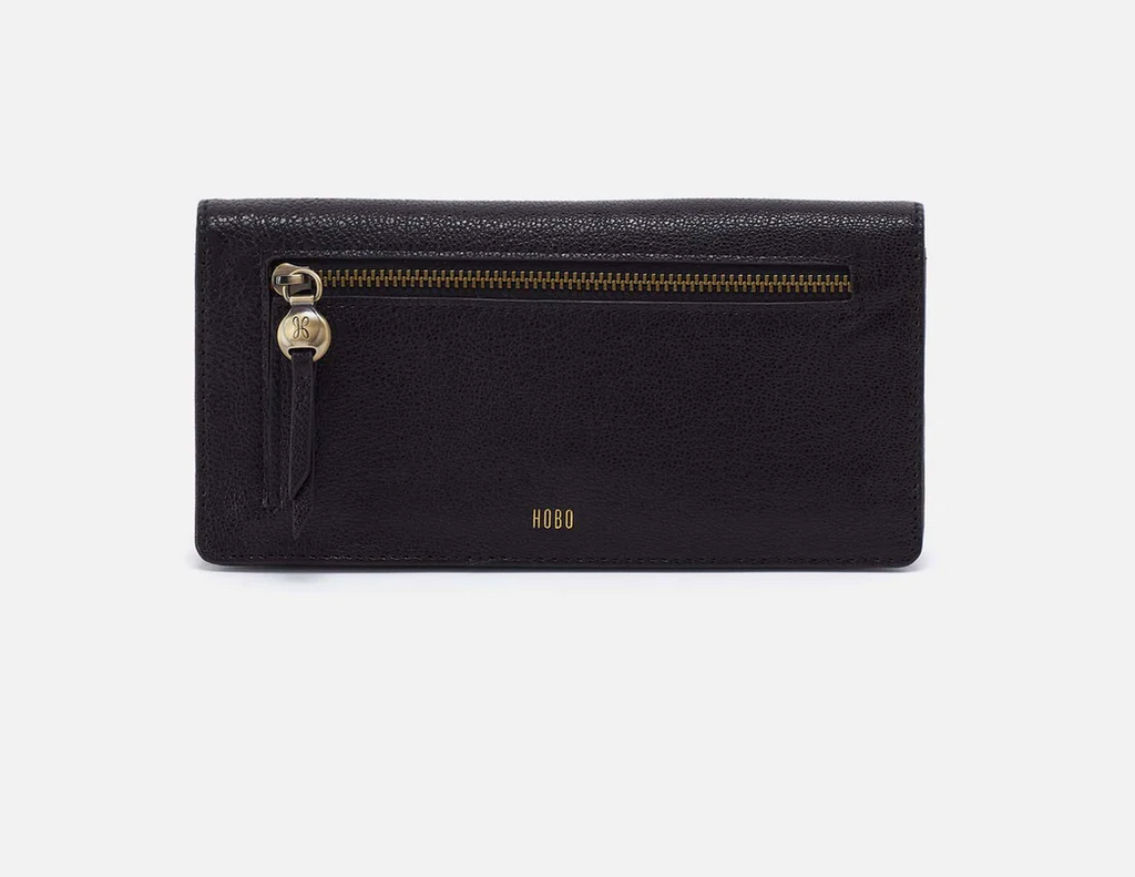 Black Hutton Large Wallet