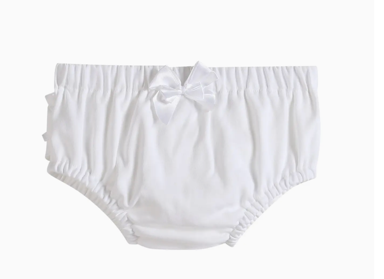White Baby Bloomers Knit