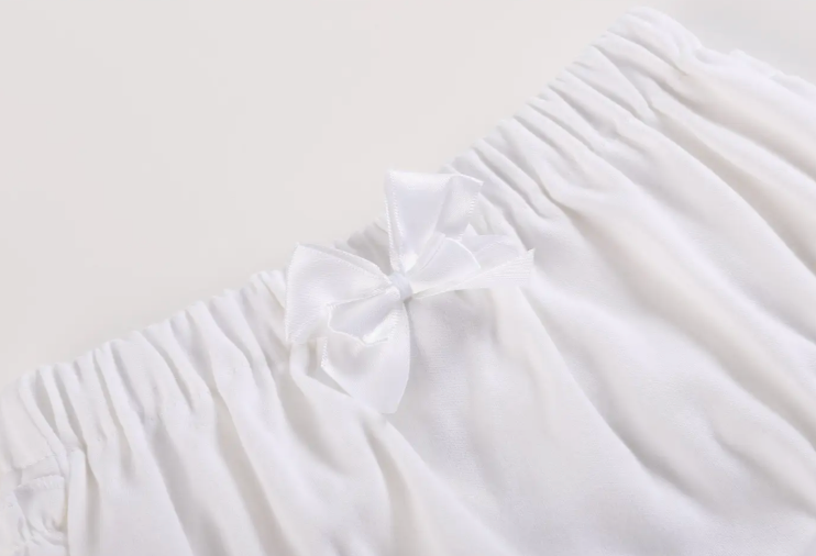 White Baby Bloomers Knit