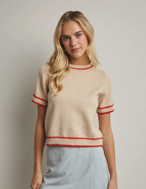 Short Sleeve Sweater Top