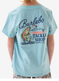 Youth Short Sleeve Tee - Tackle Shop - Sky Blue
