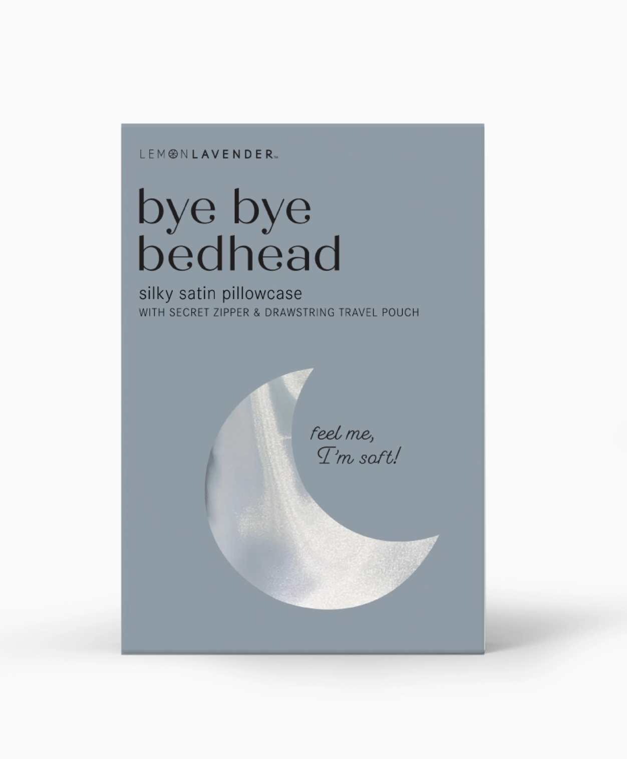 Solid Silky Satin Pillowcase-Grey