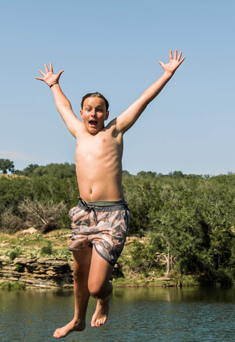 Youth Swim Trunk - Jumbo Pintail Camo