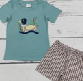 Boys Checkered Duck 2 pc Short Set