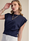 Pleated Waist Chic Top