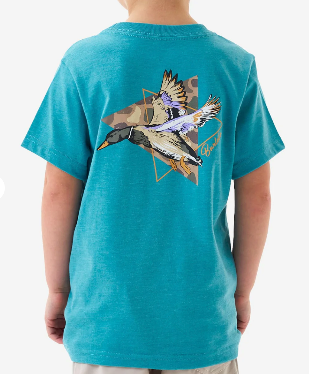 Short Sleeve T- Pintail Diving Duck - Cyan