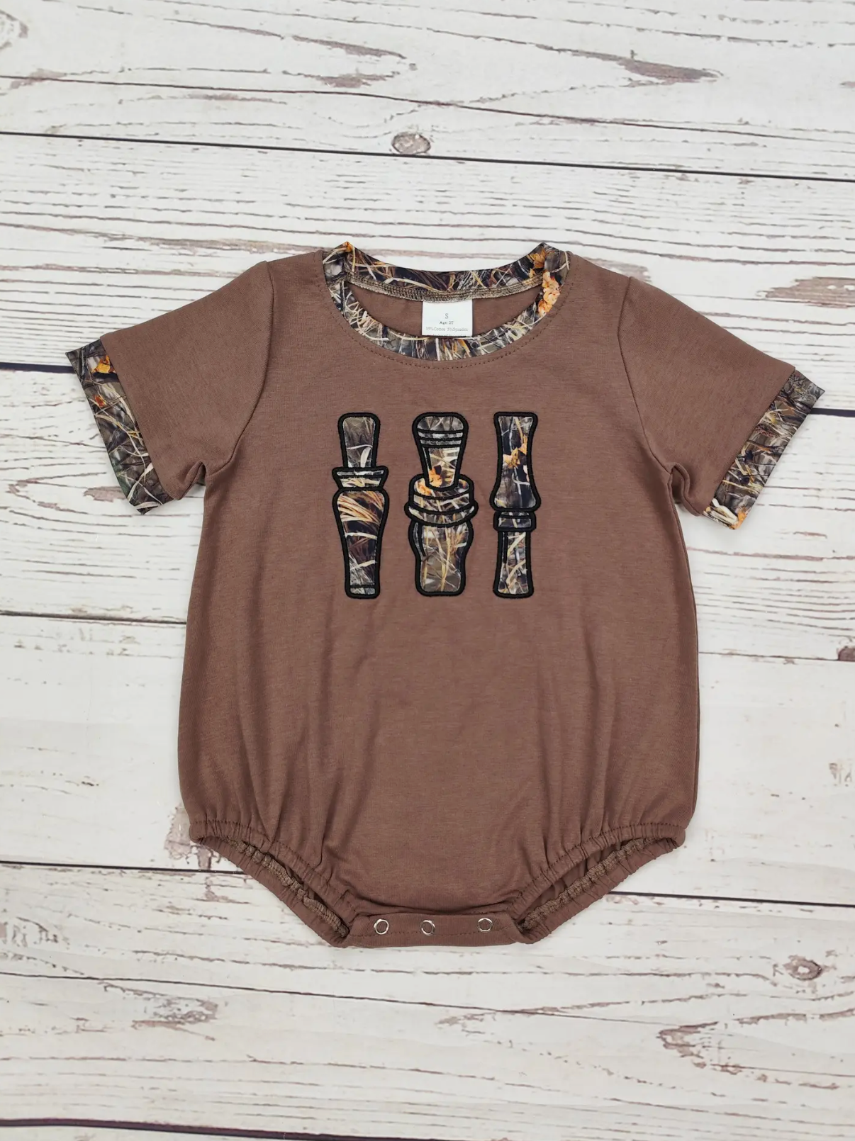 Baby Boys Camo Duck Call Bubble