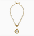 Cotton Pearl On Genuine Freshwater Pearl Necklace