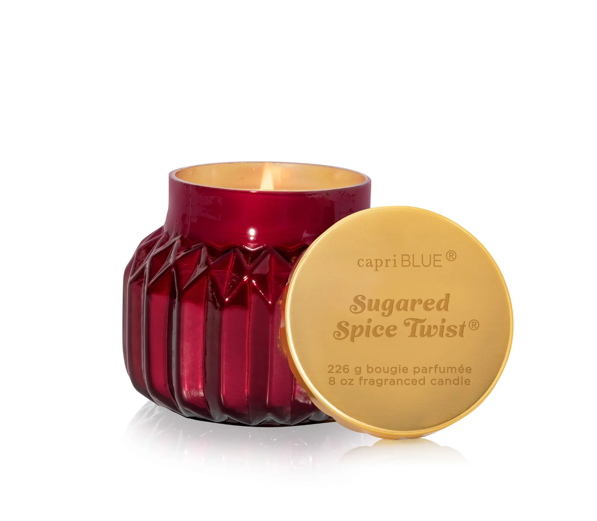 Sugared Spice Twist Royal Gem Candle - Petite 8 oz