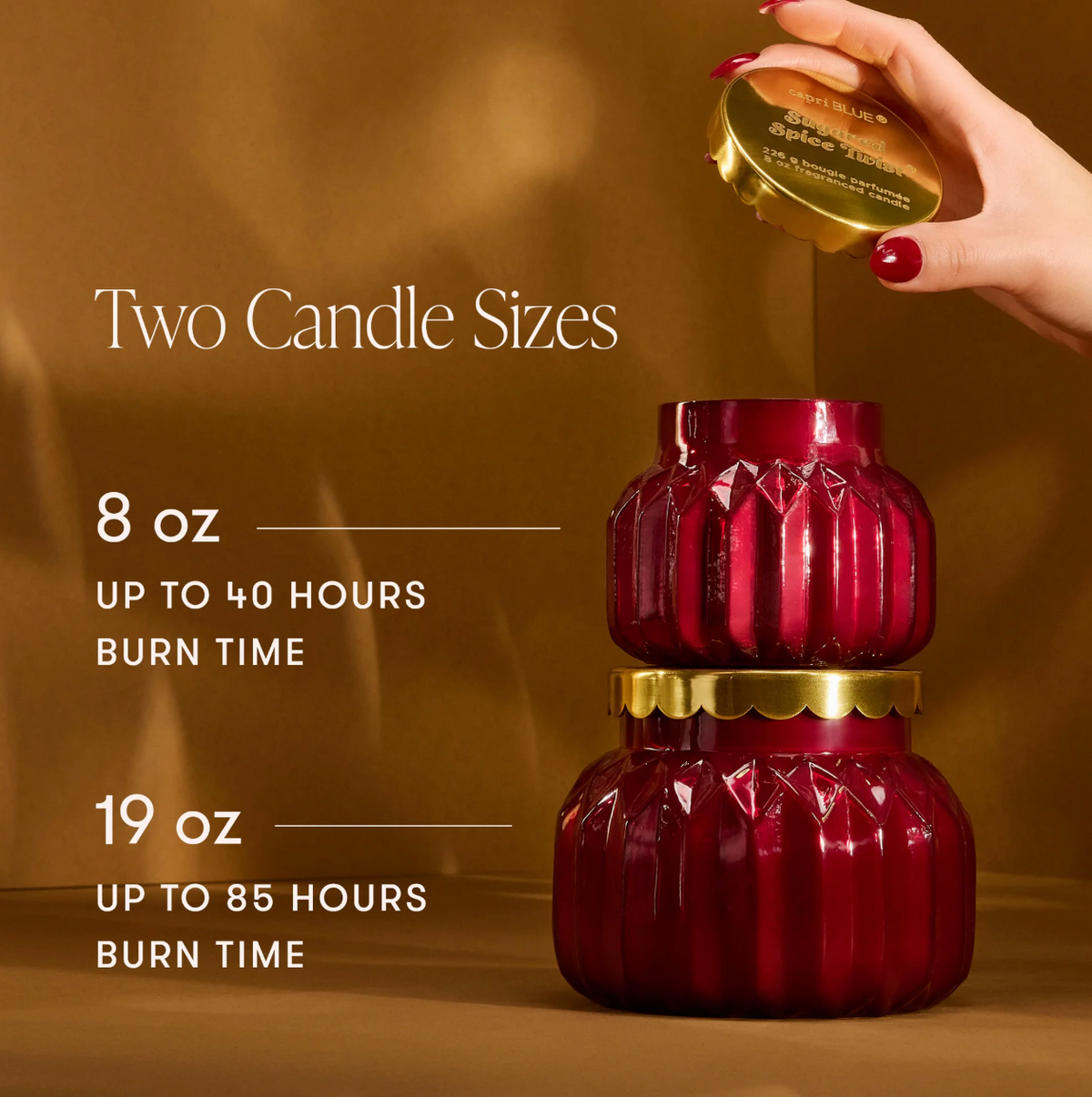 Sugared Spice Twist Royal Gem Candle - Signature 19 oz