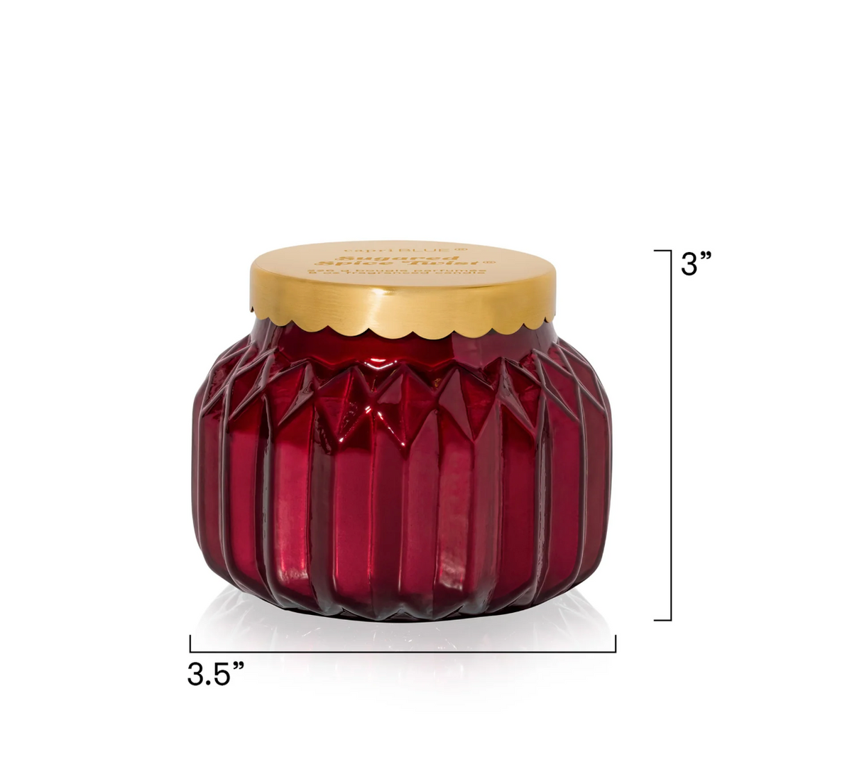 Sugared Spice Twist Royal Gem Candle - Petite 8 oz