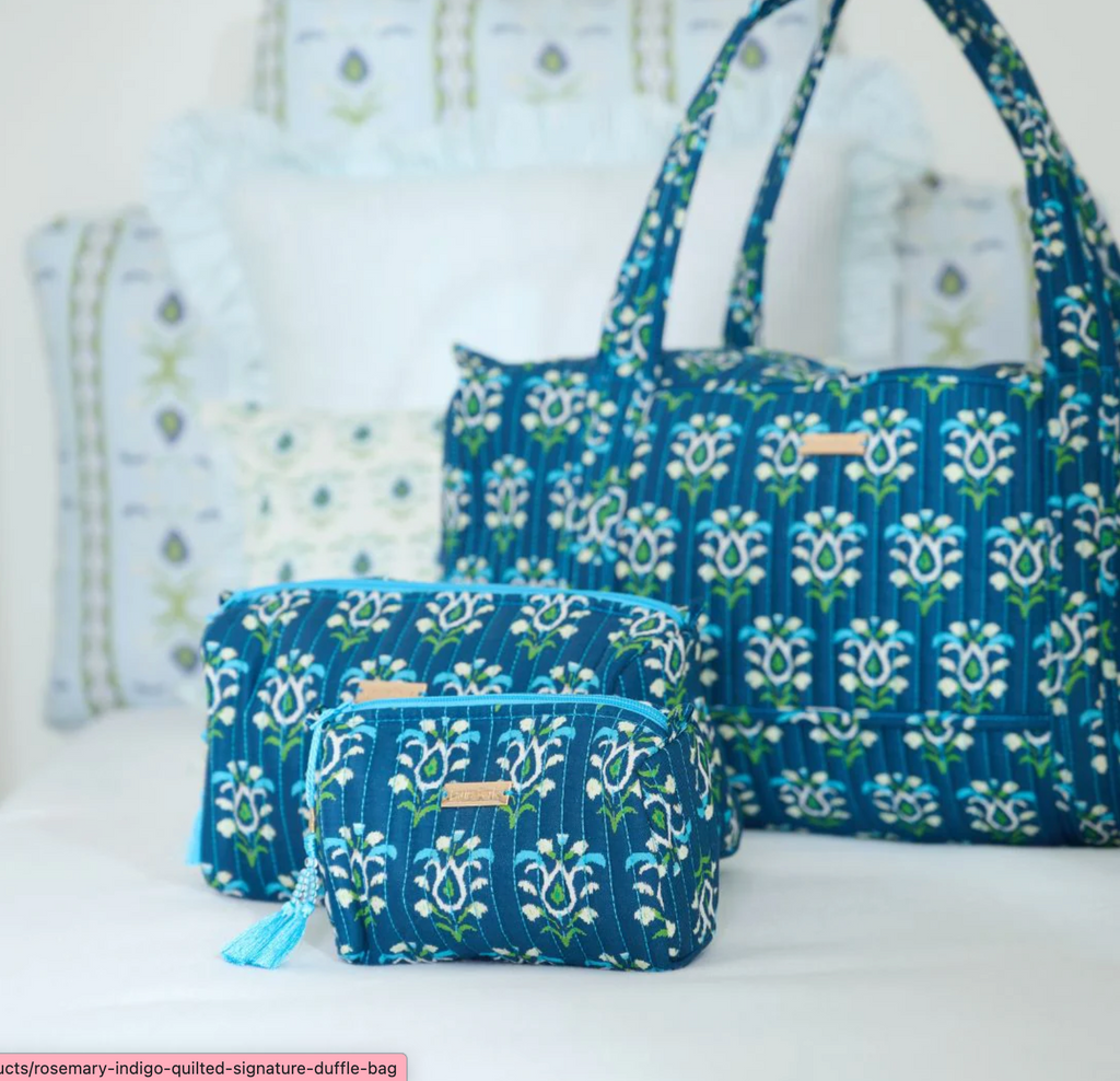 Rosemary Indigo Signature Duffle Bag