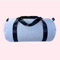 Navy Preppy Stripe Medium Duffel