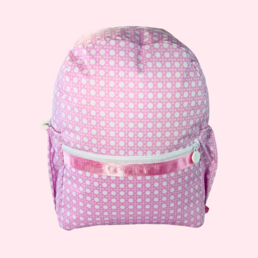 Pink Bungalow Medium Backpack (Pockets)
