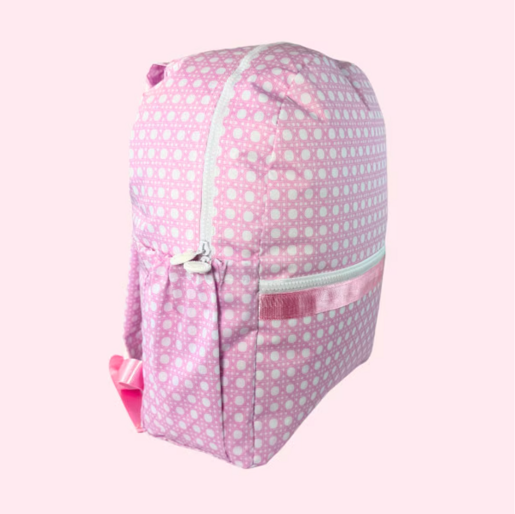 Pink Bungalow Medium Backpack (Pockets)