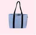 Navy Preppy Stripe Little Mama Tote