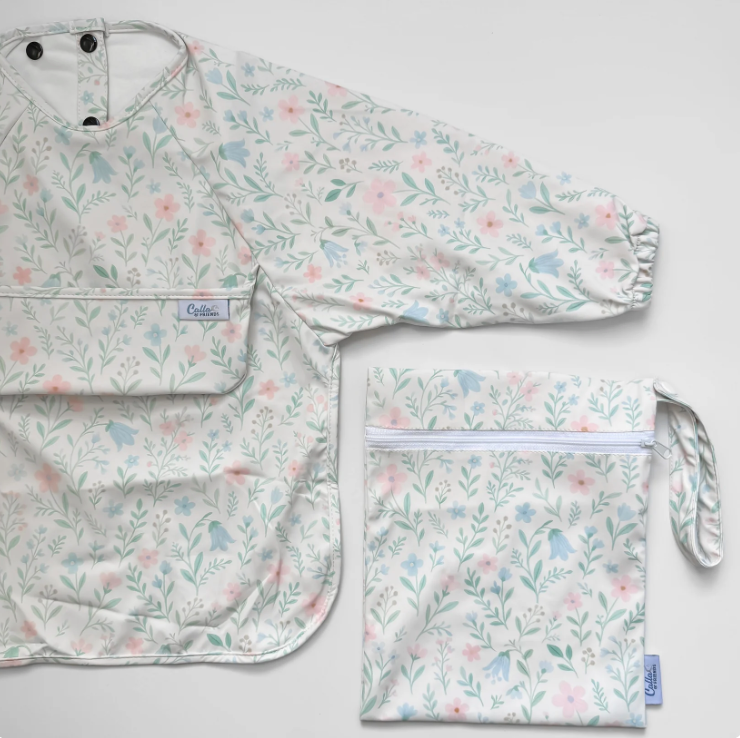 The Grayson Long Sleeve Bib - Wildflower Dreams