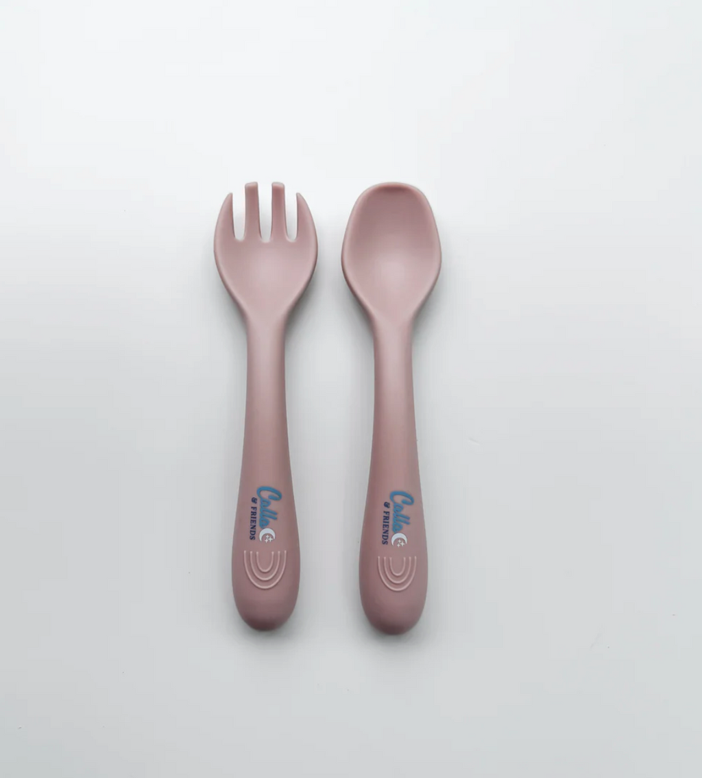 My First Silicone Utensils - Petal Pink