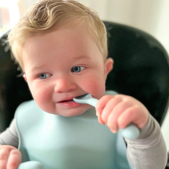 My First Silicone Utensils - Powder Blue